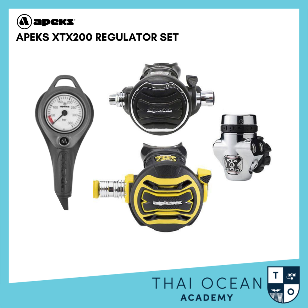 Apeks XTX200 Regulator Set ชุดเร็คกูเลเตอร์
