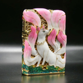 Zippo ZCN0124  9 tails Fox - Pink (Glow in the Dark) ของแท้ รับประกันตลอดชีวิต นำเข้าและจำหน่ายโดยตัวแทนจำหน่าย