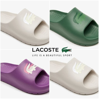 🇰🇷Lacoste  Womens Croco 2.0 Synthetic Slides RZ5005W53G -พรีออเดอร์ - Preorderoppa