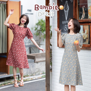 Bambie dress เดรสทรงเบสิคยาวสีใหม่