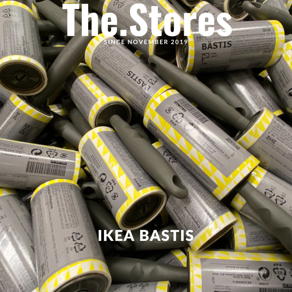 พร้อมส่ง ลูกกลิ้ง เก็บขน ที่รูดขนสัตว์ อิเกีย รูดขน แมว หมา ikea Bastis แบบด้ามเทา เทปกาวรูดขน ลูกกลิ้งเก็บขน ไม้รูดขน