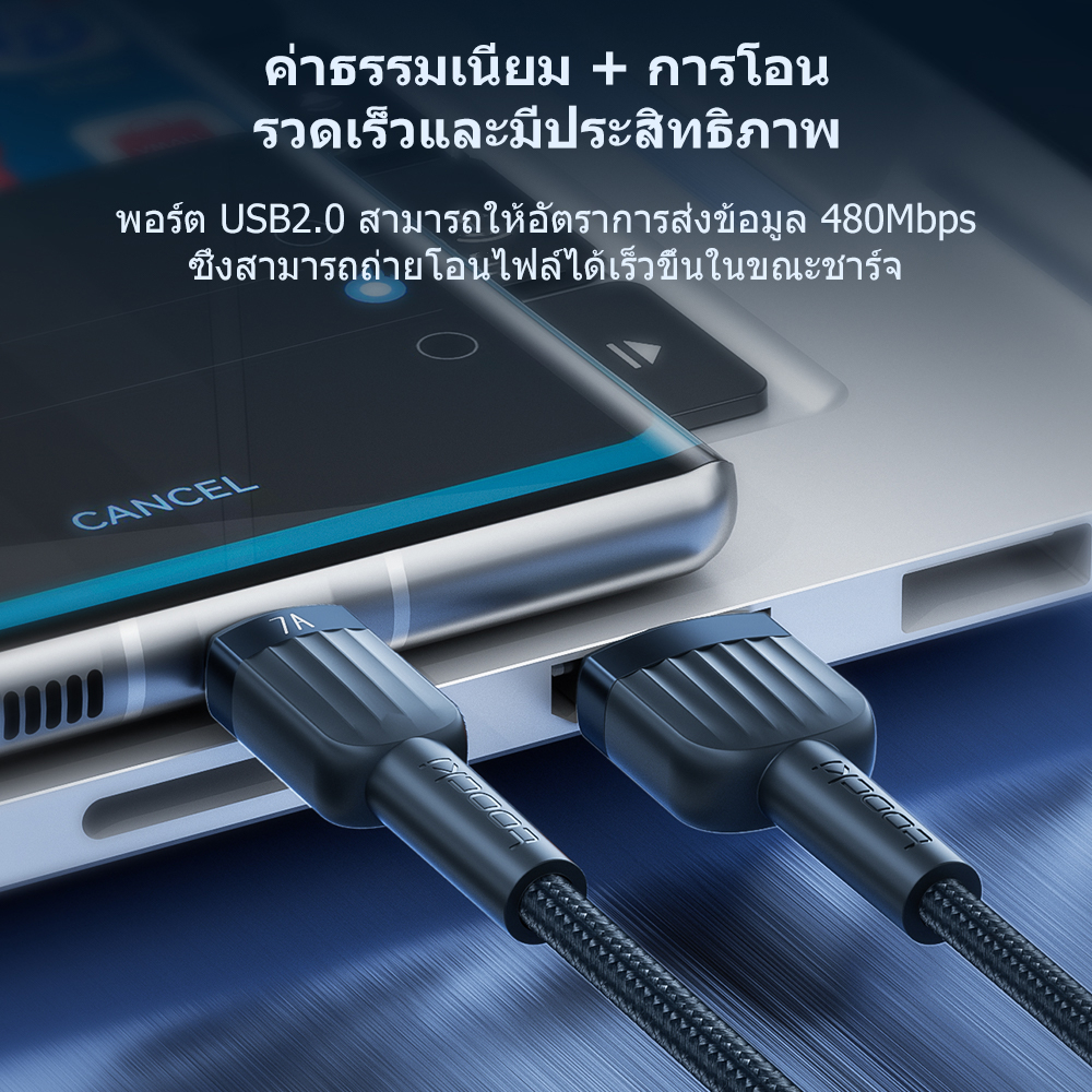 Toocki 7A Type C สายชาร์จเร็ว USB C รูปที่ 5