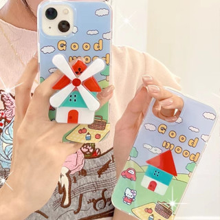 💲คูปองเคลม💲เคสไอโฟน case for iphone 11 12 ห้องโดยสาร Griptok holder เคส 14 13 12 11 pro max เคสซิลิโคน กันรอย กันกระแทก