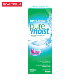 OPTI-FREE Pure Moist น้ำยาล้างคอนแทคเลนส์ 300ml