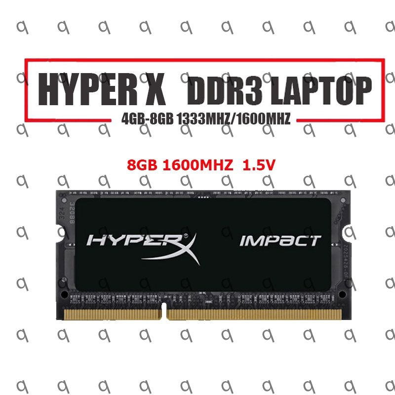 Kingston Hyperx 4GB/8GB Laptop RAM DDR3L DDR3 1600MHZ SODIMM memory for notebok 5486