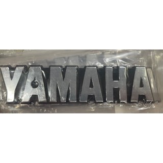 โลโก้ถัง ตัวนูนสีเงิน YAMAHA ซ้าย-ขวา