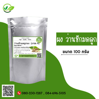 (D8) ผงว่านชักมดลูก Curcuma comosa 100g.