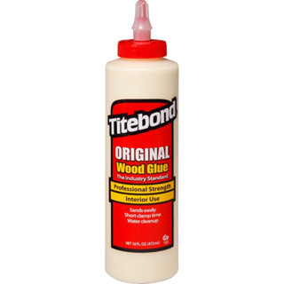 TITEBOND Original Wood Glue - กาวงานไม้แบบมาตรฐาน ขนาดบรรจุ 16 ออนซ์ (473 มล)