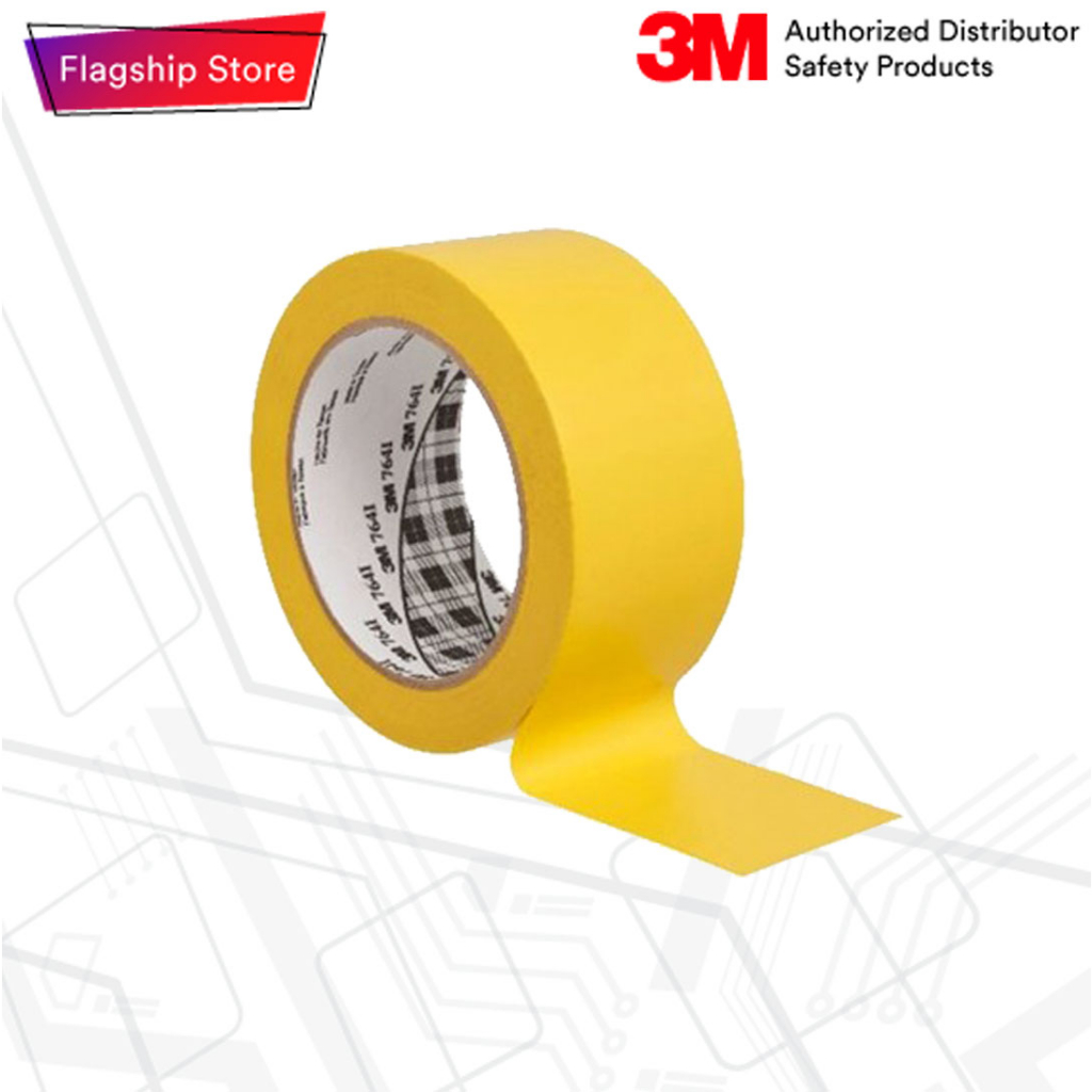 3M™ เทปกั้นเขตแบบมีกาว 2"x36Y T76 3M เหลือง