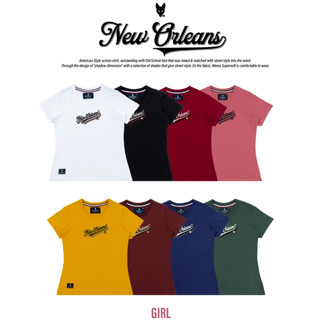 Memo By AEIOU เสื้อยืดผู้หญิง Memo Supersoft Premium สกรีน รุ่น New Orleans สินค้าลิขสิทธิ์แท้