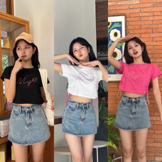 Baby Crop เชือกรูดไดม่อน ดีเทลงานใหญ่กว่าเดิมม เพชรแน่นๆ น่ารักม้ากกตะโกนเว่อร์🫶🏻✨ อก 32-38 ยาว 16🌷