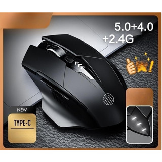 Inphic Bluetooth Mouse[3in1]เกมเมาส์เงียบType CปิดเสียงA1เมาส์บลูทู ธเมาส์ไร้สาย Wireless + Bluetoothแบตเยอะgaming Mouse