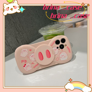 ❤️ส่งของขวัญ❤️ เคสไอโฟน 11 12 13 14 Pro Max การ์ตูน พื้นผิวกระจก ความนิยม แฟชั่น เรียบง่าย Case for iPhone ป้องกันการตก