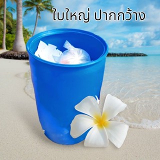 ถังขยะ ไม่เจาะรูที่ก้นถัง  ถังพลาสติกหนาา ขนาด 200 ลิตร