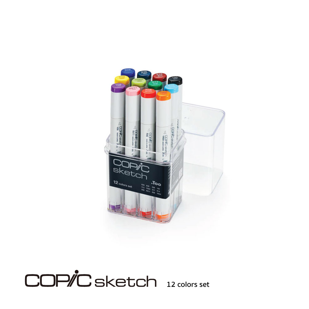 SET Copic Sketch เซ็ตปากกามาร์คเกอร์โคปิก 12 และ 36 ด้าม