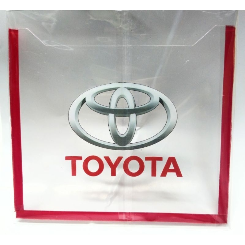 กรอบใสติดกนะจก ใส่ภาษีรถยนต์ แบบ 3D