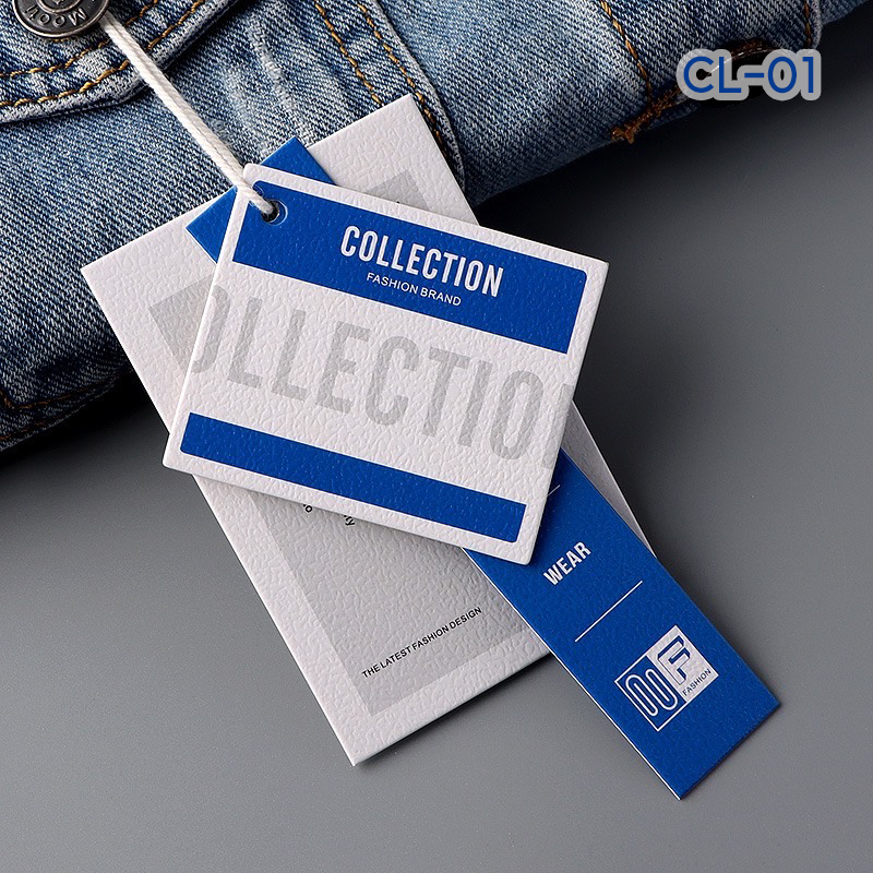 CL ป้ายห้อยเสื้อ ป้ายห้อยสินค้า ป้ายแขวน ป้ายแท็ก Brand Tag ติดเสื้อผ้า 50 ชุด