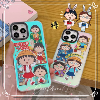 🔥สไตล์ใหม่🔥เคสไอโฟน iphone 11 14 Pro Max การ์ตูน เครยอนชินจัง  เลเซอร์ ป้องกันการตก  iphone 12 13 Pro Case for iPhone