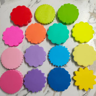 เลือกสีได้ แบบสีละ100แผ่น/ถุง กระดาษสาห่อเหรียญโปรยทาน (พร้อมยางรัดสีสวย) คละขอบให้ ใช้ห่อเหรียญ