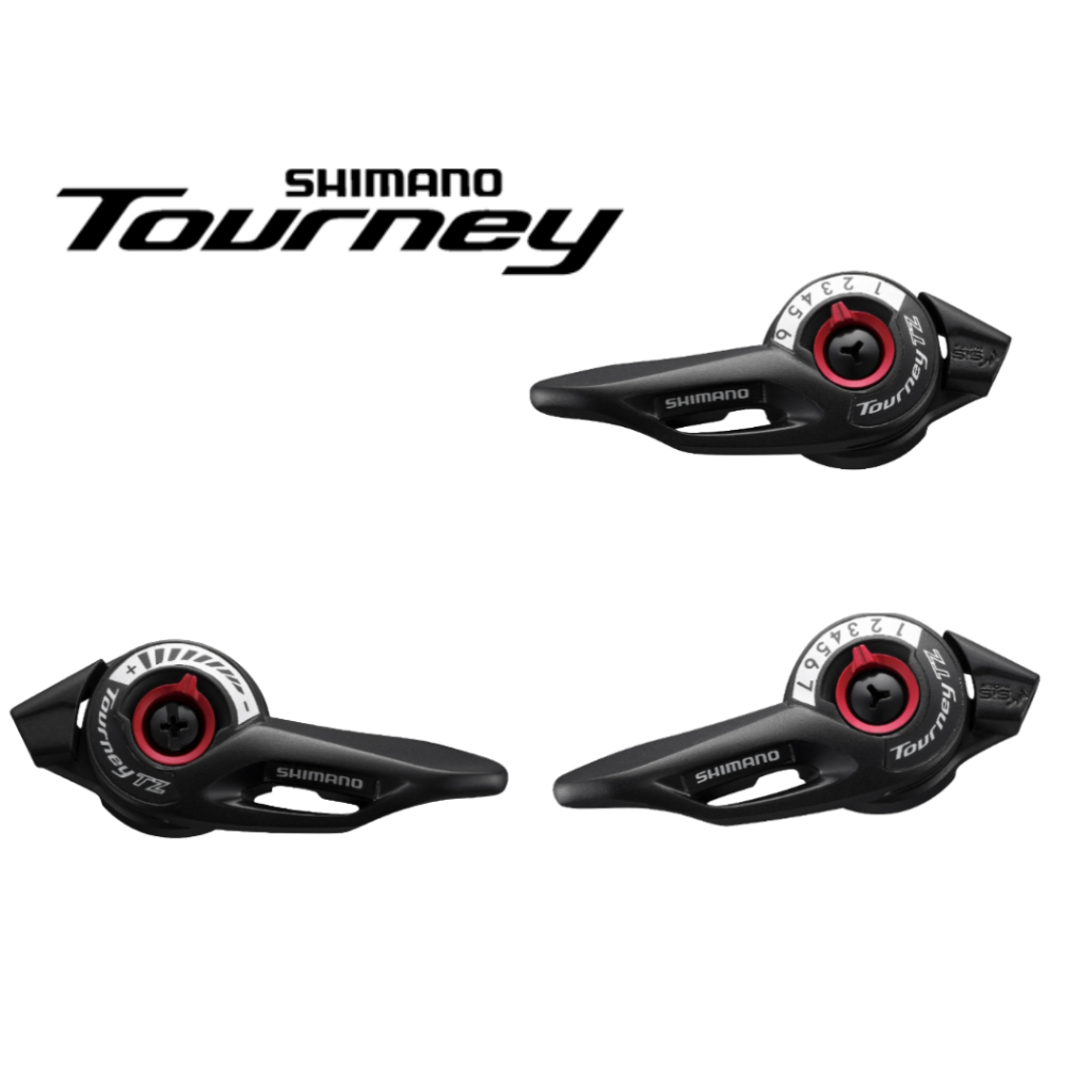 มือเกียร์ Shimano Tourney นิ้วโป้ง รุ่น SL-TZ500 6 / 7 Speed