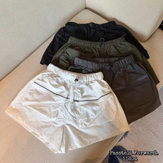 🇰🇷New🇰🇷  Korea cargo zippy short pantsขาสั้นcargoรุ่นซิป เป๋าหน้าทรงสวย เก๋มากกก คือดี แนะนำเลยยย