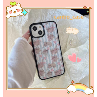 🎁ส่งของขวัญ🎁เคสไอโฟน สำหรับ 11 14 for iPhone Case 13 12 Pro Max เรียบง่าย การ์ตูน แมว กันกระแทก เคสนิ่ม เคสโทรศัพท์