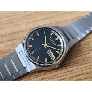 Citizen automatic สภาพใหม่ จากปี 1970 สภาพสวยมากๆ กระจกเจียรุ่นเก่า หน้าปัดทูโทน กระจกเจียเหลี่ยมเพชร