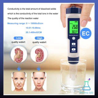 เครื่องวัดคุณภาพน้ำ 5in1 EC / TDS / PH / SALT / TEMP