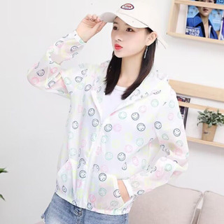 เสื้อแฟชั่นกันUVใส่ออกกำลังกายในกลางแจ้งและในร่มกันลมกันแดดได้ดี