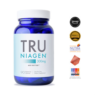 Tru Niagen NAD+ Boosting Supplement - More Efficient Than NMN - Nicotinamide 300mg 90 Capsules