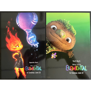 โปสการ์ด Elemental เมืองอลวนธาตุอลเวง ลิขสิทธิ์แท้จาก major cineplex