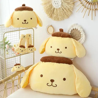 หมอนรองคอในรถ ที่หุ้มเบลท์ belt หมอนอิง pompompurin