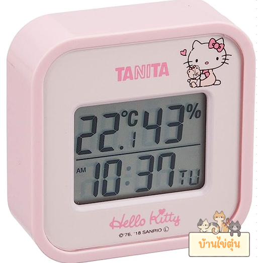 Tanita TT-558-KTPK Thermometer/Hygrometer, Clock, Calendar, Temperature, Humidity, Digital