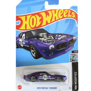 รถเหล็ก HOTWHEELS ของแท้ 1970 Pontiac Firebird (Violet) (HW2023_#018B)