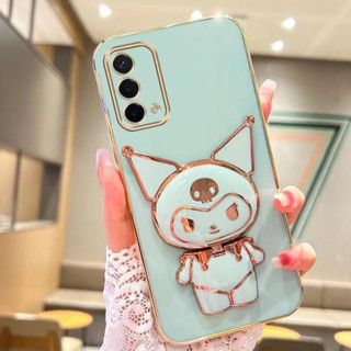 เคส ขาตั้งคุโรมิ มีกระจก สำหรับรุ่น vivo v27 y22 y71 y02 y16 y02s y15s y01 ส่งจากไทยค่ะ