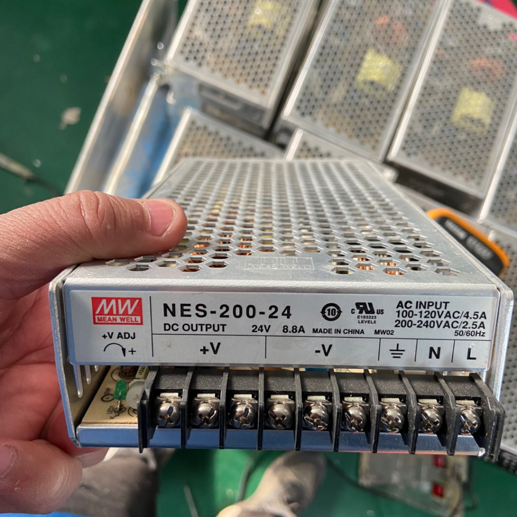 มือสอง Meanwell 200W 350W - 1000W 24v หม้อแปลง สวิตซ์ชิ่ง พาวเวอร์ซัพพลาย LED Strip กล้องวงจรปิด เครื่องCNC Power Supply