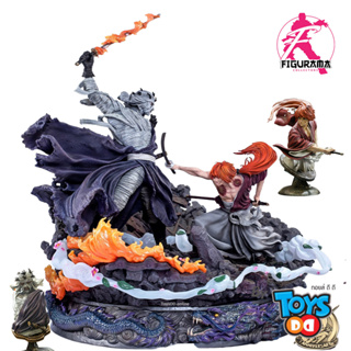 Figurama Collectors Kenshin VS Shishio 25th Anniversary Elite Exclusive Statue