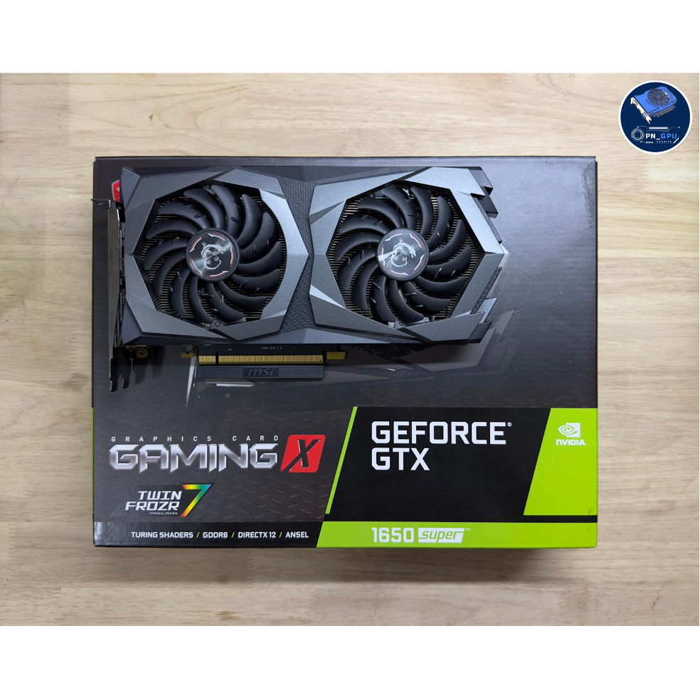 การ์ดจอ GEFORCE GTX1650SUPER 4GB สภาพดีหลายรุ่น