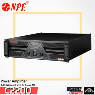 PowerAmp NPE C2200 เพาเวอร์แอมป์ Class AB กำลังวัตต์ 1400Wrms ที่ 2OHM โหมดBridge 2800Wrms Bridge ที่ 4OHM C-2200 C 2200