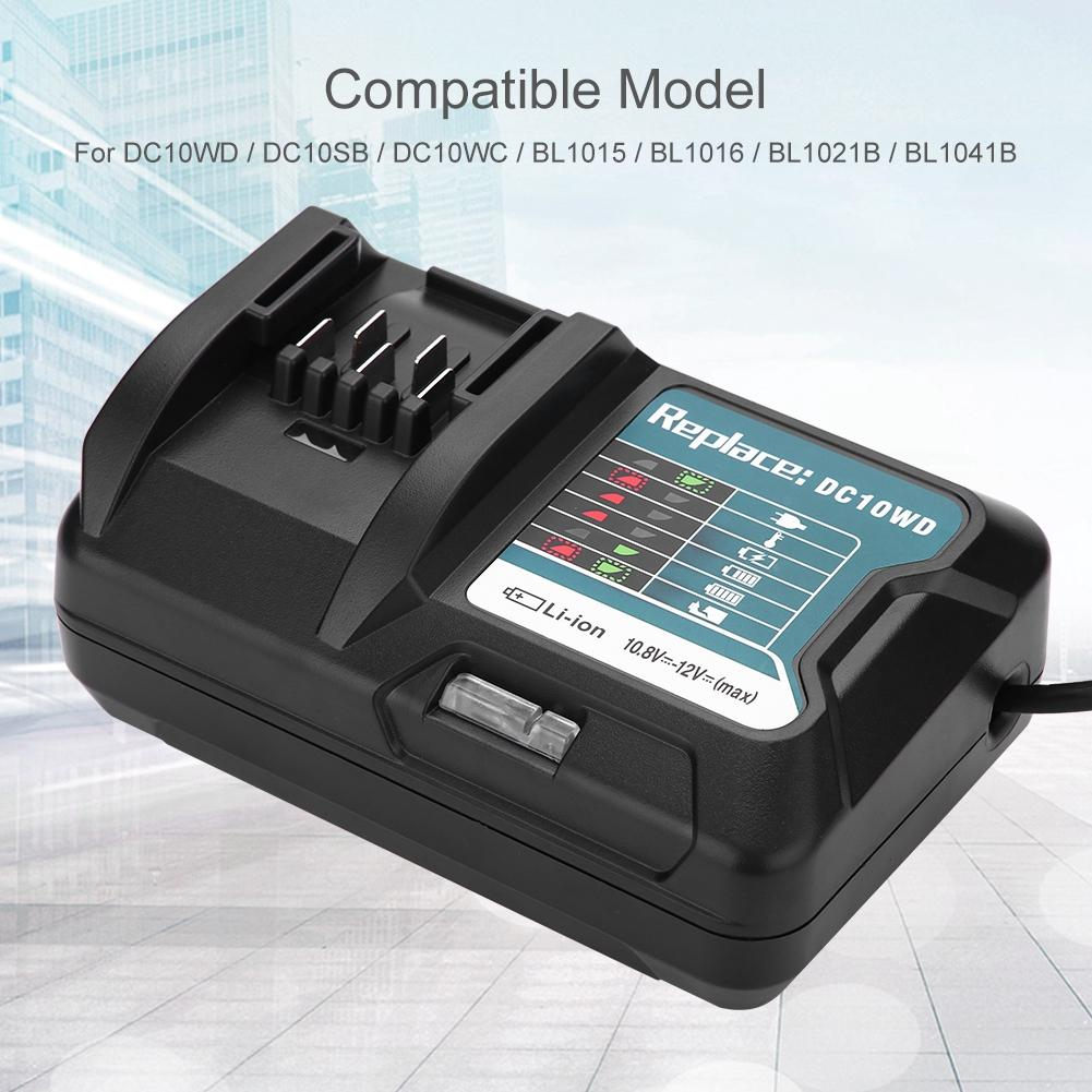 MAKITA 12V BL1016 BL1021 BL1041 DC10WD DC10SD แบตเตอรี่และแท่นชาร์จแบตเตอรี่ MAKITA 12V ของแท้ พร้อม