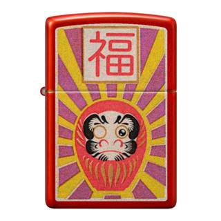 Zippo ไฟแช็กรุ่น CI418225 Daruma Design ของแท้ รับประกันตลอดชีวิต นำเข้าและจำหน่ายโดยตัวแทนจำหน่าย