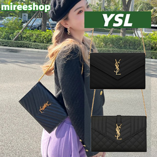 🍒Yves Saint Laurent/YSL Cassandre Matelassé Chain Wallet