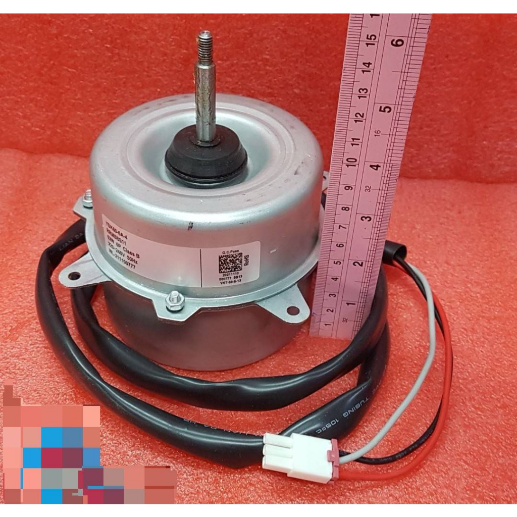 อะไหล่แท้ศูนย์/มอเตอร์พัดลมคอล์ยร้อนแอร์ฮิตาชิ/PMRAC-S24HPA*S01 ใช้กับรุ่นRAC-S30CCT RAC-S24CET RAC-