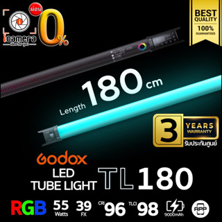 ผ่อน 0%** Godox LED TL180 RGB 55W 2700-6500K 9000mAh - รับประกันศูนย์ Godox Thailand 3ปี ( Stick, Tube )