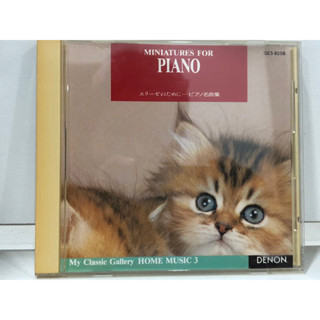 1 CD MUSIC  ซีดีเพลงสากล    MINIATURES FOR PIANO   (N3K137)