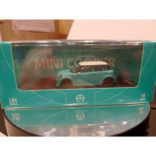 TIME MICRO 1/64 LBWK Mini Cooper Blue