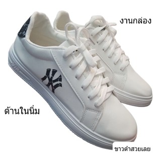 รองเท้าผ้าใบ รองเท้าผ้าใบหนัง เบาสบาย 38-42