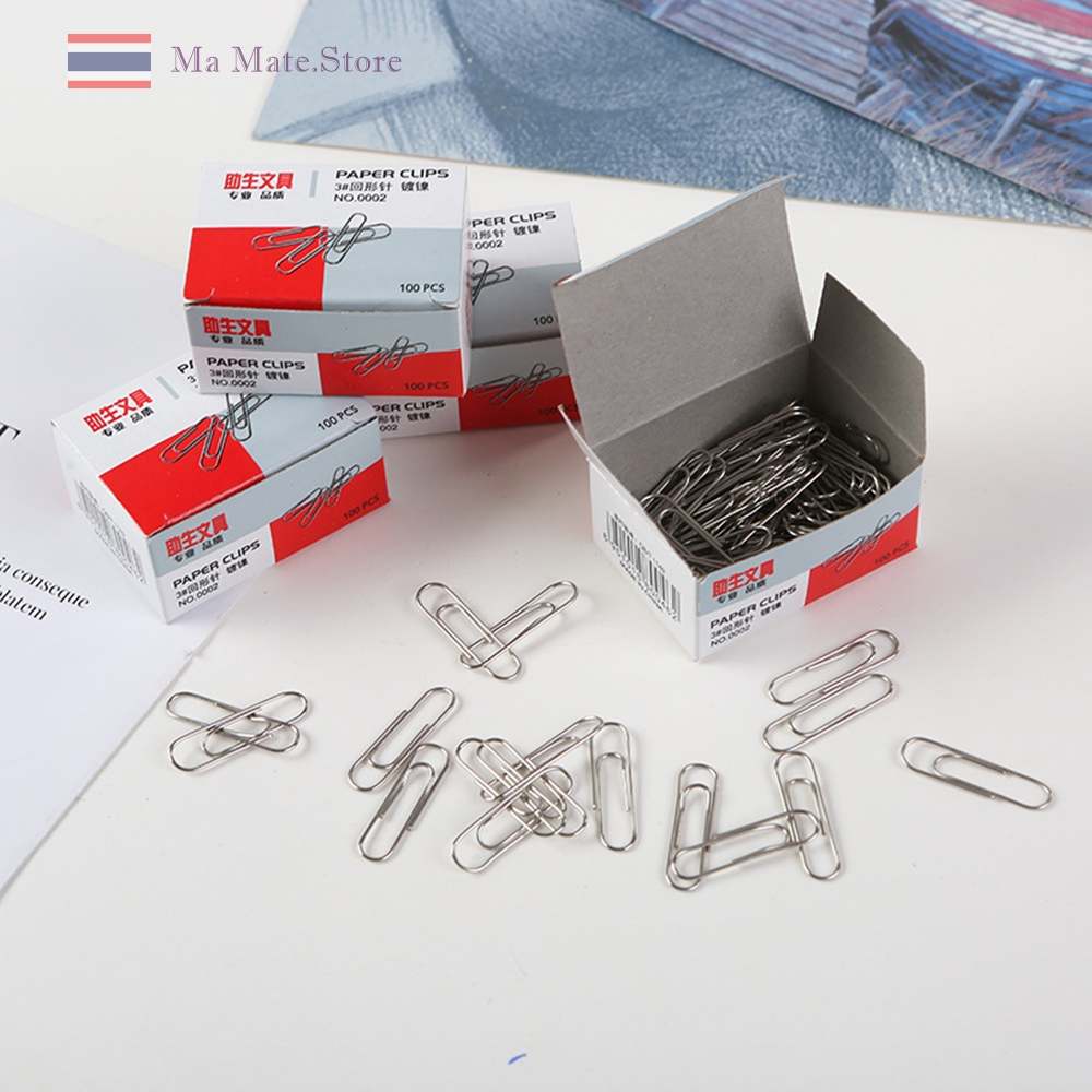 ลวดหนีบกระดาษ คลิปหนีบกระดาษ ขนาด 28มม. เครื่องเขียน อุปกรณ์สำนักงาน paper clips/CL-001