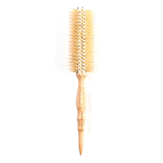 Valente Butterfly Brush หวีแปรงไดร์เกาหลี ขนหมู ด้ามไม้ แกนอลูมิเนียม