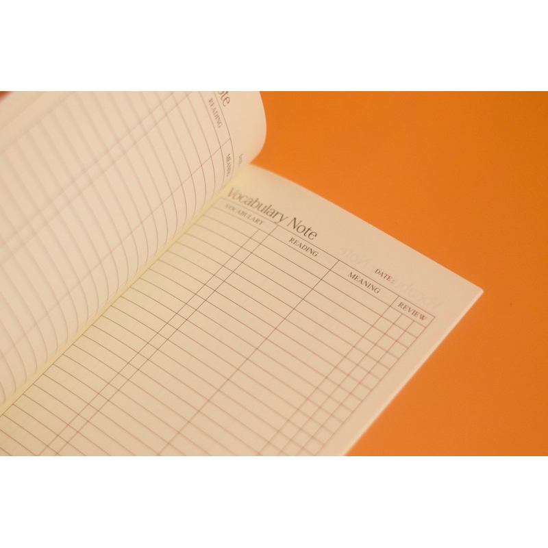 สมุดจดคำศัพท์ Vocabulary Notebook - รูปที่ 4